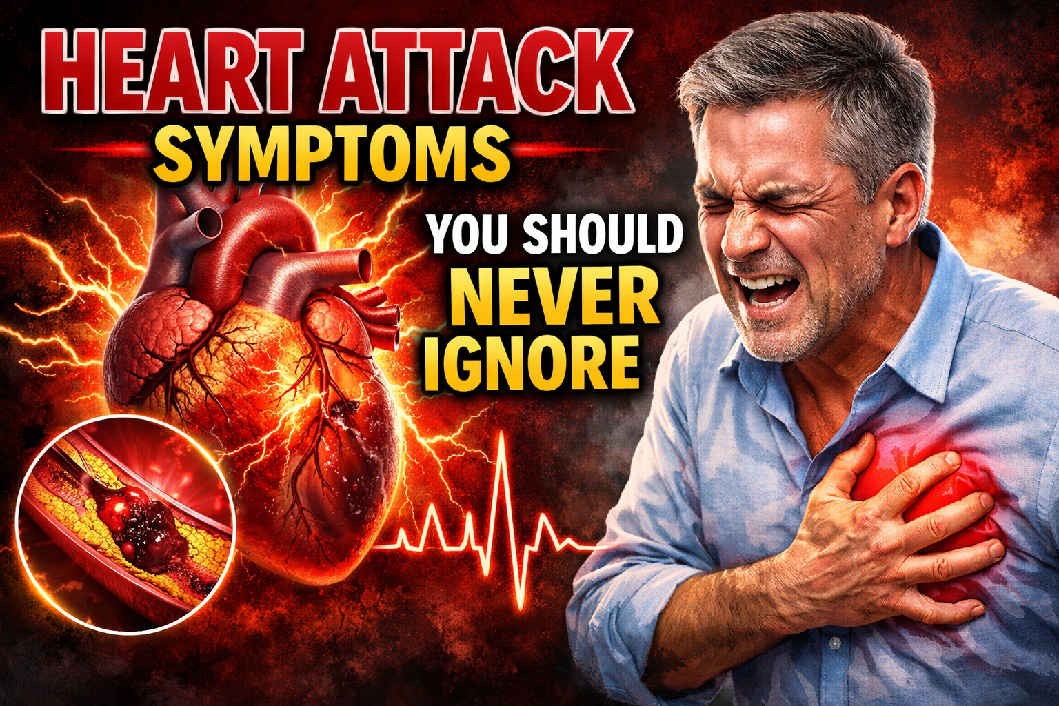 Heart attack symptoms at TrustMed Hospital, Badshahpur Gurgaon