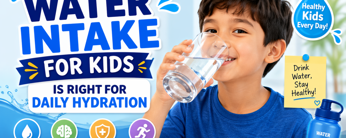 Water intake for kids during summer to stay hydrated and healthy