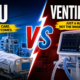 ICU vs ventilator roles in emergency treatment explained visually