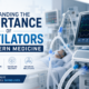 Medical ventilator supporting a patient’s breathing in a modern hospital intensive care unit, highlighting its role in critical care and life support.
