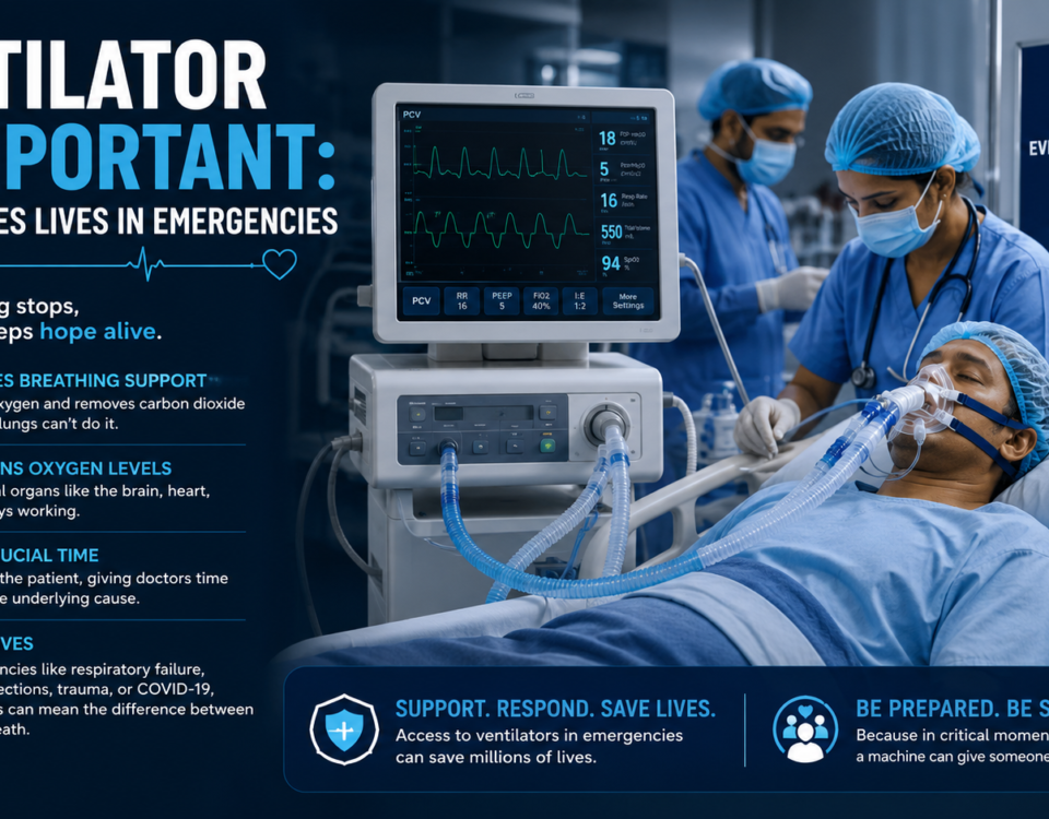 Why a Ventilator Is Important: How It Saves Lives in Emergencies by providing critical breathing support to patients during medical emergencies.