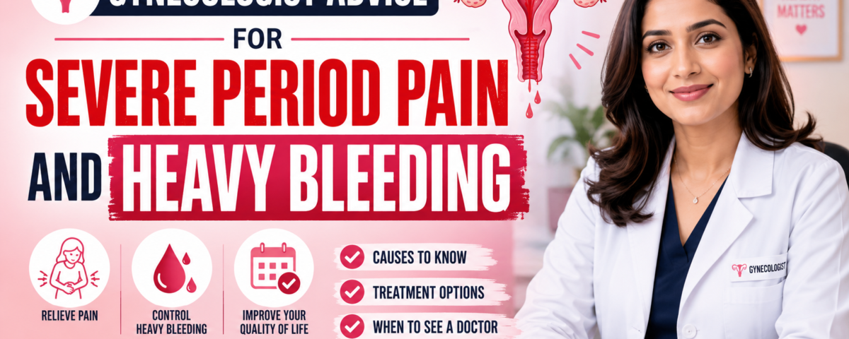 Gynecologist Advice for Severe Period Pain and Heavy Bleeding