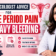 Gynecologist Advice for Severe Period Pain and Heavy Bleeding