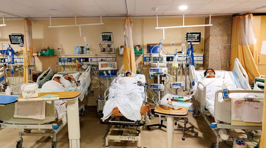 patient needs ICU support